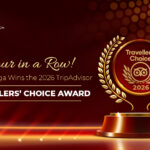 Travel company proudly receiving the TripAdvisor Travelers’ Choice Award for outstanding customer reviews and exceptional travel experiences.