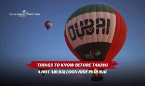 Hot Air Balloon Ride in Dubai Blog Banner by Hot Air Balloon Dubai Ride