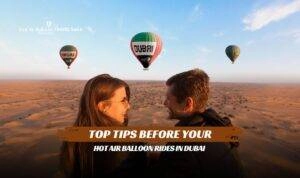 Hot Air Balloon Ride Tips Blog Banner by Hot Air Balloon Dubai Ride