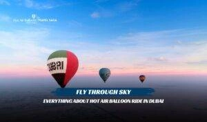 Hot Air Balloon Ride in Dubai | Hot Air Balloon Dubai Blog Banner by Hot Air Balloon Dubai Ride