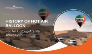 History of hot air balloons Blog Banner by Hot Air Balloon Dubai Ride