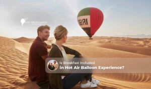 Hot air balloon ride with breakfast in Dubai Blog Banner by Hot Air Balloon Dubai Ride