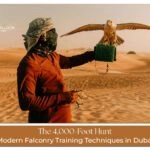 falconry training techniques Blog Banner by Hot Air Balloon Dubai Ride