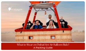 hot air balloon ride Dubai clothes Blog banner by Hotairballoonride.com