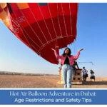 Age requirements for Dubai hot air balloon rides